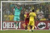 Toronto FC goalkeeper Alex Bono (25) stops a shot in front of the net during the second half of an MLS soccer match against Nashville SC, in Nashville, Tenn., Saturday, Aug. 6, 2022. Toronto FC fans will see a familiar face Saturday when Toronto opens the MLS regular season at D.C. United. THE CANADIAN PRESS/AP-Mark Humphrey