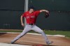 Boston Red Sox starting pitcher Nick Pivetta runs a drill at spring training baseball practice on Friday, Feb. 17, 2023, in Fort Myers, Fla. THE CANADIAN PRESS/AP, Brynn Anderson