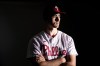 Philadelphia Phillies pitcher Noah Song poses for a photograph during a spring training baseball photo day Thursday, Feb. 23, 2023, in Clearwater, Fla. (AP Photo/David J. Phillip)