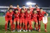 The Canada team are seen during the Group F match between USA and Canada in the Concacaf Men's Under-17 Championship, held at the Pensativo stadium, in Antigua City, Guatemala February 15, 2023. Canada plays the U.S. in the semifinal of the CONCACAF Men’s Under-17 Championship tonight in Guatemala City. THE CANADIAN PRESS/HO-Miguel Guitierrez/Straffon Images-CONCACAF  *MANDATORY CREDIT*