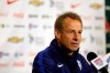 FILE - U.S. men's national soccer team coach Jurgen Klinsmann takes part in a news conference in St. Louis, on Nov. 12, 2015. Former Germany great Jurgen Klinsmann was hired Monday Feb. 27, 2023 to coach South Korea's national soccer team. (AP Photo/Jeff Roberson, File)