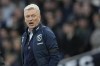 West Ham's manager David Moyes reacts during the English Premier League soccer match between Tottenham Hotspur and West Ham United at Tottenham Hotspur stadium in London, Sunday, Feb. 19, 2023. (AP Photo/Kirsty Wigglesworth)
