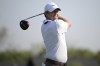 Rory McIlroy, of Northern Ireland, reacts to his tee shot on the 16th hole during the second round of the Arnold Palmer Invitational golf tournament, Friday, March 3, 2023, in Orlando, Fla. (AP Photo/Phelan M. Ebenhack)