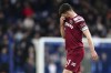 West Ham's Declan Rice looks dejected during the English Premier League soccer match between Brighton & Hove Albion and West Ham United at the American Express Community Stadium, Brighton, England, Saturday, March 4, 2023. (Zac Goodwin/PA via AP)