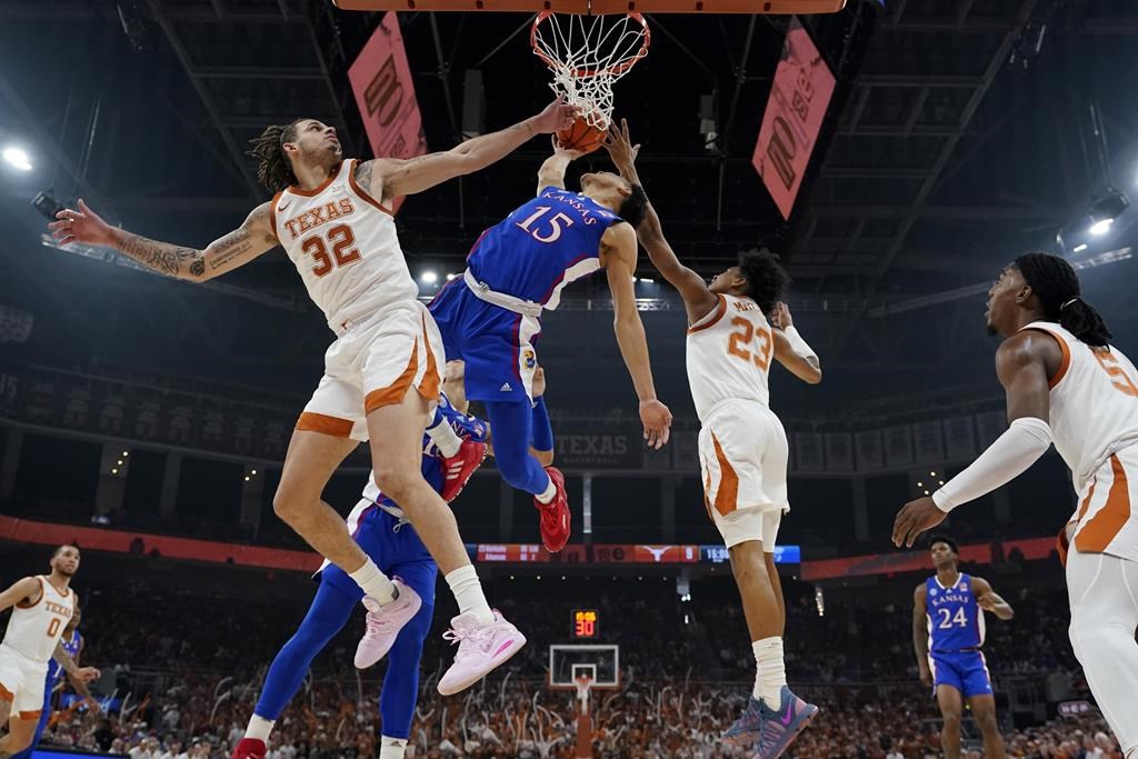 Sir’Jabari Rice and No. 9 Texas smother No. 3 Kansas 75-59 – Winnipeg ...