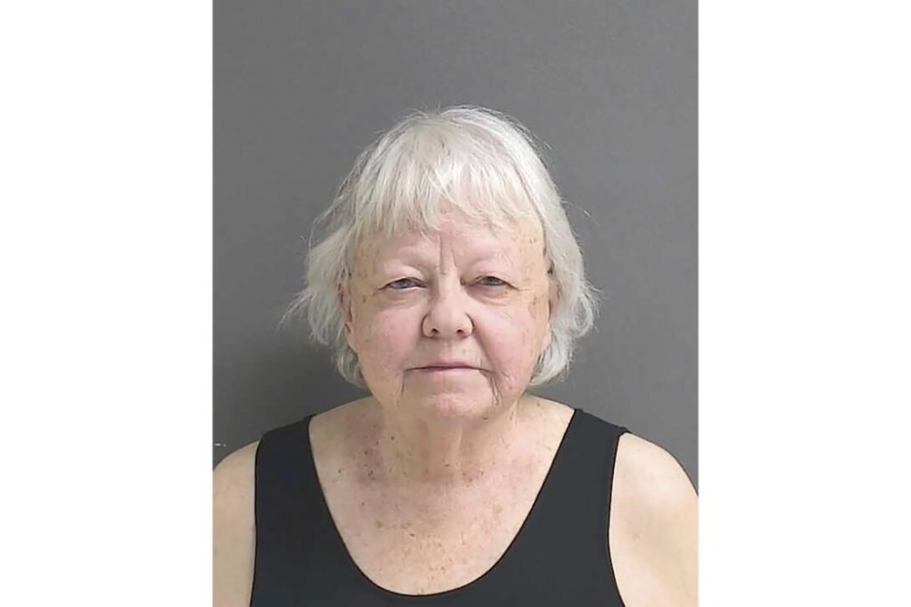 FILE - This Jan. 21, 2023, booking photo provided by the Volusia County, Fla., Division of Corrections shows Ellen Gilland. Gilland, who is accused of fatally shooting her terminally ill husband in a Florida hospital, was released on $150,000 bond Friday, March 3, 2023. (Volusia County Division of Corrections via AP)