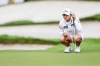 Jin Young Ko of South Korea prepares before a put at the HSBC Women's World Championship at the Sentosa Golf course, in Singapore, Sunday, March 5, 2023. (AP Photo/Danial Hakim)