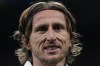 Real Madrid's Luka Modric gestures during the Spanish Copa del Rey semi final, first leg soccer match between Real Madrid and Barcelona at Santiago Bernabeu stadium in Madrid, Spain, Thursday, March 2, 2023. (AP Photo/Bernat Armangue)