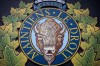The RCMP logo is seen outside Royal Canadian Mounted Police