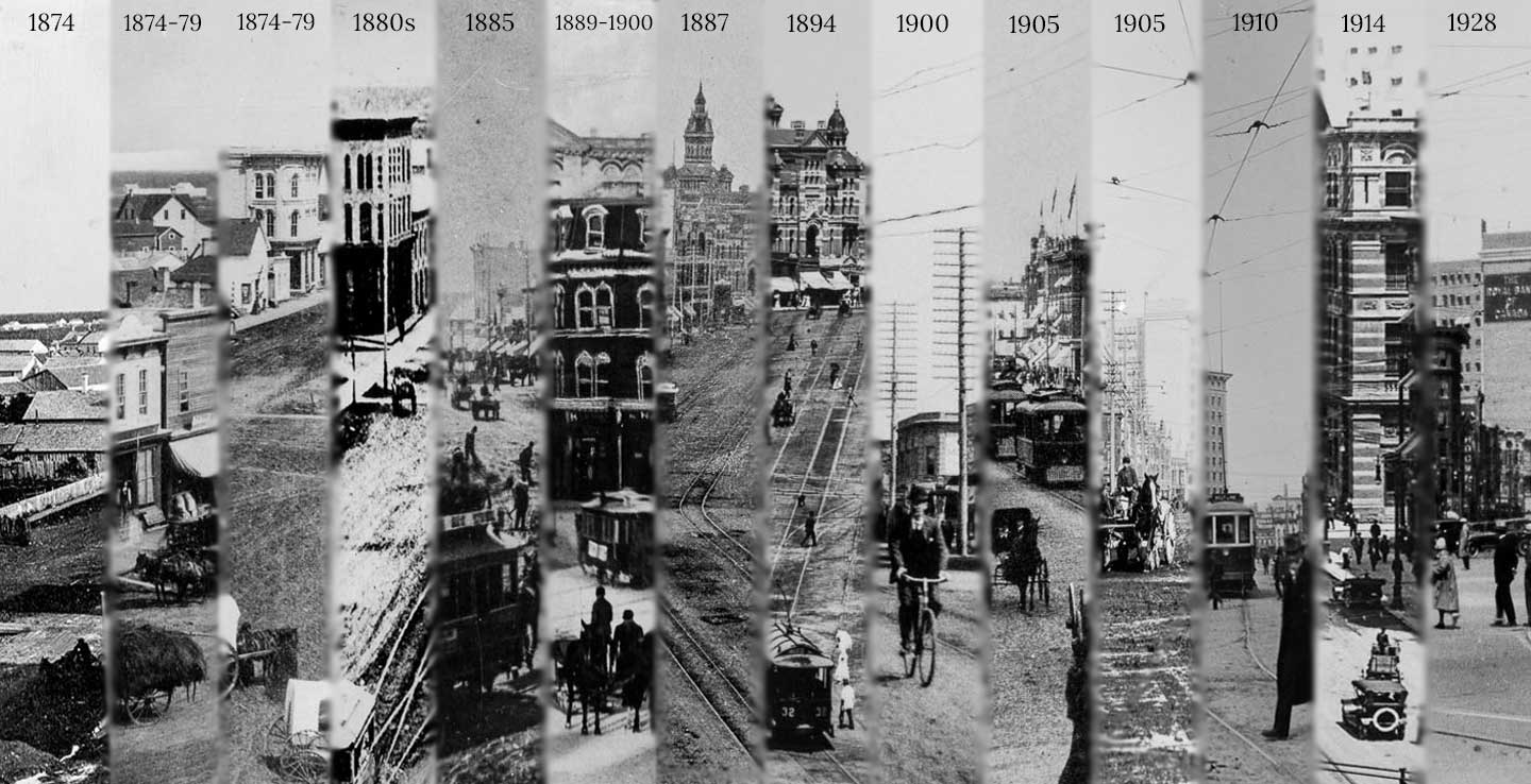 Slideshow: The growth of Main Street from 1874 to 1928