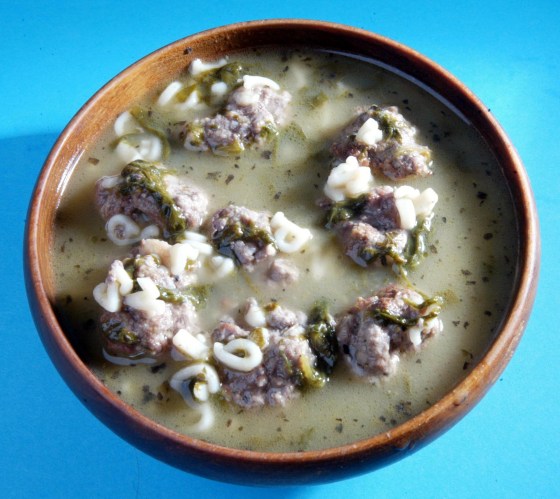 This bowl of Italian wedding soup, from the Free Press archives, looks far more palatable than the canned version I choked back while convalescing. (Wayne Glowacki / Winnipeg Free Press files)