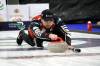Lucas Punkari / The Brandon Sun files
                                Matt Dunstone delivers a rock during the 2023 Viterra Championship final on Sunday in Neepawa.