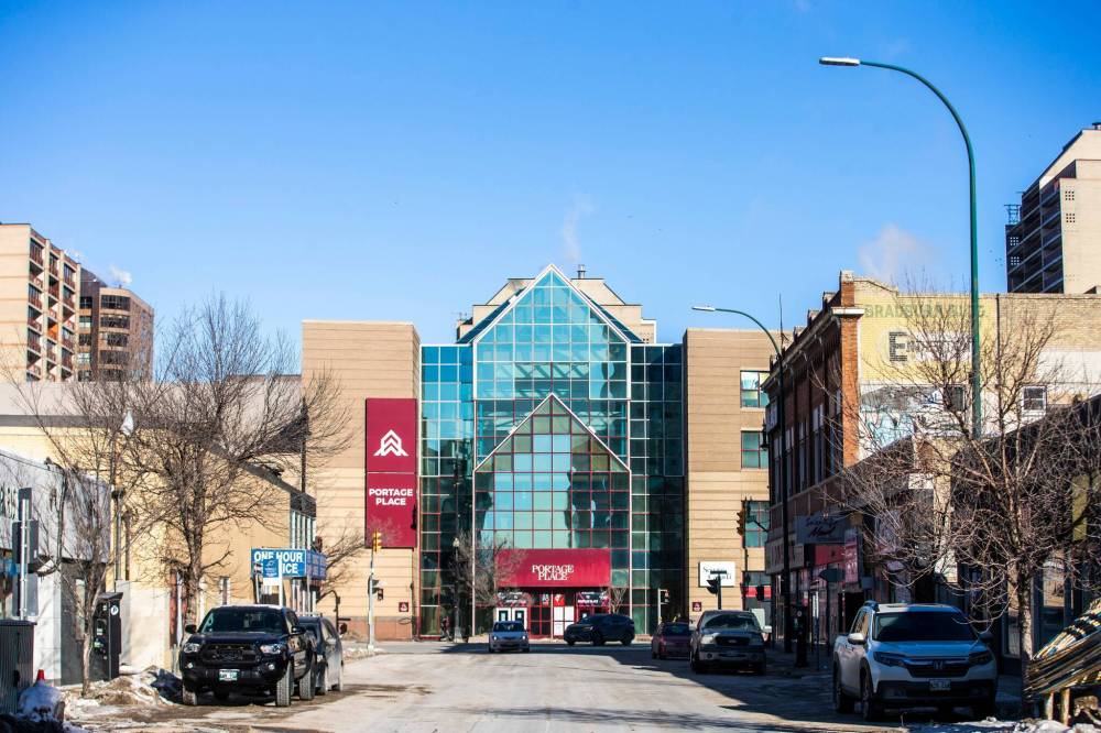 MIKAELA MACKENZIE / WINNIPEG FREE PRESS FILES
Portage Place in downtown Winnipeg.