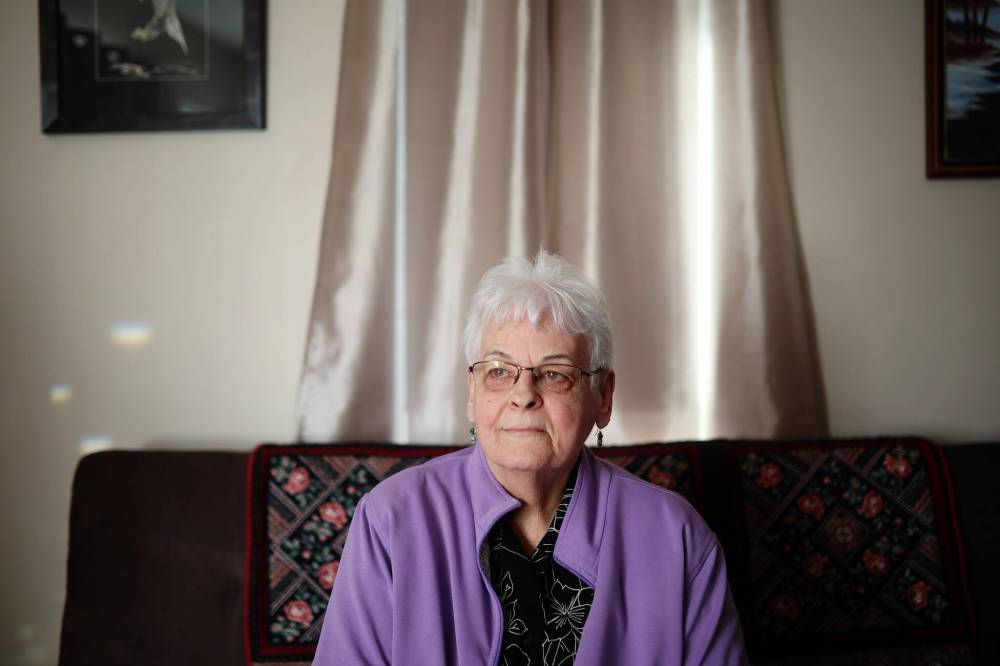 TIM SMITH / THE BRANDON SUN
Two days after Eleanor Buechler, 79, had a heart attack in February, she was air transferred to a Winnipeg hospital for extra care. But she says the trip didn’t come without its challenges.