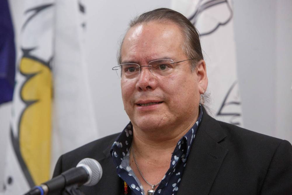 MIKE DEAL / WINNIPEG FREE PRESS
MKO Grand Chief Garrison Settee said he met with the minister to discuss making Sept. 30 a day of remembrance, noting the word “holiday” is misleading and it must be a day to pause, reflect and honour survivors and children who did not come home.