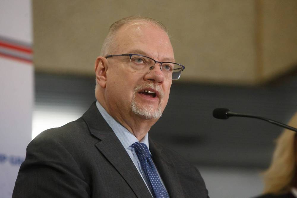 MIKE DEAL / WINNIPEG FREE PRESS
Justice Minister Kelvin Goertzen said the province will spend $2.1 million to dedicate police resources to the new Manitoba Integrated Missing Persons Response.