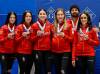 JONAS EKSTROMER / TT NEWS AGENCY VIA THE ASSOCIATED PRESS
                                Bronze medalists, Canadian Kerri Einarson, Val Sweeting, Shannon Birchard, Briane Harris and Krysten Karwacki show their medals after the LGT World Women&rsquo;s Curling Championship at Goransson Arena in Sandviken, Sweden, Sunday, March 26, 2023.
