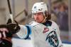 Winnipeg Ice centre Conor Geekie (28) had a five-point night in the Ice’s final regular-season game Saturday. (Daniel Crump / Winnipeg Free Press files)