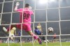 Inter Milan's Romelu Lukaku, right, scores during the Champions League, round of 16, first leg soccer match between Inter Milan and Porto, at the San Siro stadium in Milan, Italy, Wednesday, Feb. 22, 2023. (AP Photo/Luca Bruno)