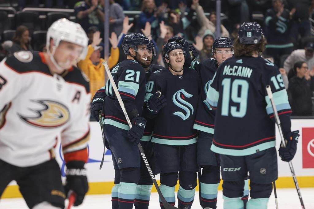 McCann scores 31st, Kraken win fifth straight 5-2 over Ducks – Winnipeg ...