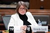 RCMP Commissioner Brenda Lucki waits to appear before the Special Committee on Canada-People's Republic of China Relationship (CACN) on Parliament Hill in Ottawa on Monday, Feb. 6, 2023. THE CANADIAN PRESS/Spencer Colby
