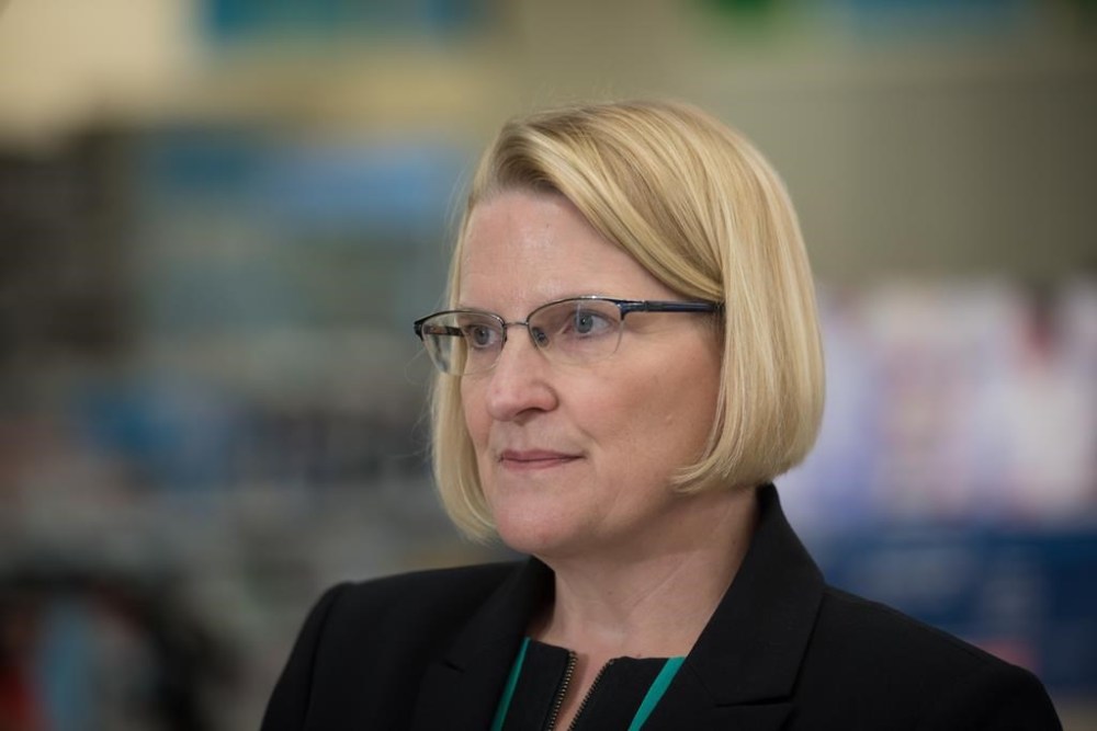 Ontario Health Minister Sylvia Jones attends a press conference in Etobicoke, Ont., on Wednesday, January 11, 2023. Jones says the province is looking
