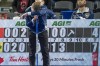 Team Nova Scotia skip Matthew Manuel reacts after giving up a steal of 3 to Northern Ontario at the 2023 Tim Hortons Brier in London, Ontario on Thursday March 9, 2023.THE CANADIAN PRESS/ Frank Gunn