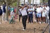 Jon Rahm, of Spain, hits from the pin straw on the 15th fairway during the first round of the Players Championship golf tournament Thursday, March 9, 2023, in Ponte Vedra Beach, Fla. (AP Photo/Charlie Neibergall)