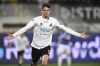 Spezia's Daniel Maldini celebrates after scoring during the Italian Serie A soccer match between Spezia and Inter Milan at the Alberto Picco Stadium in La Spezia, Italy, Friday, March 10, 2023. (Tano Pecoraro./LaPresse via AP)