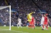 Leeds United's Jack Harrison scores his side's second goal of the game, during the English Premier League soccer match between Leeds United and Brighton and Hove, at Elland Road, in Leeds, England, Saturday March 11, 2023. (Danny Lawson/PA via AP)