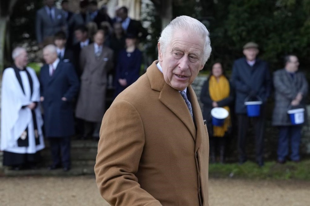 King Charles III leaves after attending the Christmas day service at St Mary Magdalene Church in Sandringham in Norfolk, England, Sunday, Dec. 25, 2022. The Royal Canadian Mounted Police say they will be gifting King Charles with a new horse, Noble, ahead of the monarch's upcoming coronation in May. THE CANADIAN PRESS/AP, Kirsty Wigglesworth