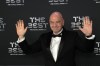 FIFA president Gianni Infantino poses on the green carpet before the ceremony of the Best FIFA Football Awards in Paris, France, Monday, Feb. 27, 2023. (AP Photo/Michel Euler)