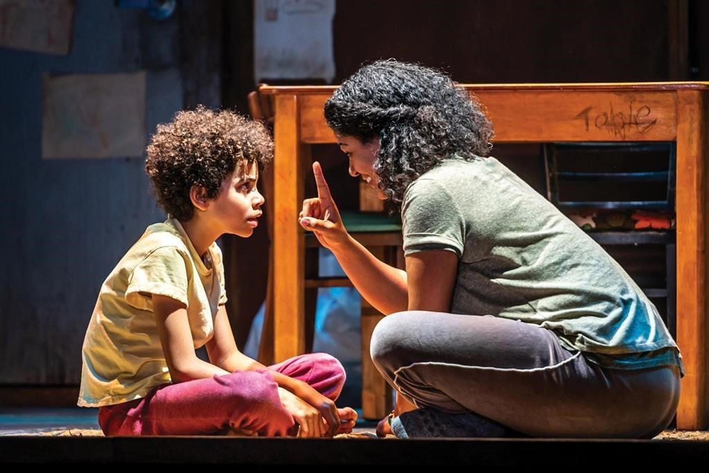 Quinsley Edison, left, and Alexis Gordon are shown in a production of 