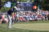 Jordan Spieth chips onto the fourth green during the first round of the Valspar Championship golf tournament Thursday, March 16, 2023, at Innisbrook in Palm Harbor, Fla. (AP Photo/Mike Carlson)