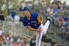 Toronto Blue Jays’ Bowden Francis delivers a pitch during a spring training game against the New York Yankees at TD Ballpark in Dunedin, Fla., Saturday, March 18, 2023. THE CANADIAN PRESS/Mark Taylor
