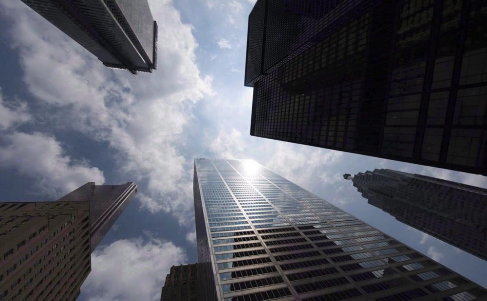 The federal minimum wage is rising to $16.65 per hour on April 1, up from $15.55. The government says the increase is based on the consumer price index, which rose 6.8 per cent in 2022. Bank towers are shown from Bay Street in Toronto's financial district, on Wednesday, June 16, 2010. THE CANADIAN PRESS/Adrien Veczan
