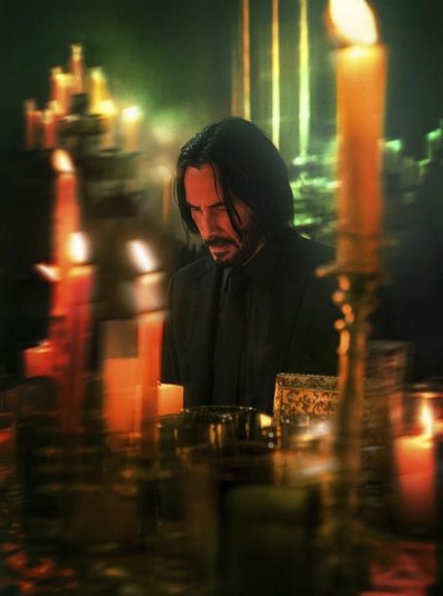 This image released by Lionsgate shows Keanu Reeves as John Wick in a scene from 