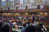U.S. President Barack Obama addresses Parliament in the House of Commons on Parliament Hill, in Ottawa on Wednesday, June 29, 2016. THE CANADIAN PRESS/Justin Tang