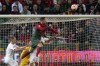 Portugal's Cristiano Ronaldo makes an attempt to score during the Euro 2024 group J qualifying soccer match between Portugal and Liechtenstein at the Jose Alvalade stadium in Lisbon, Portugal, Thursday, March 23, 2023. (AP Photo/Armando Franca)