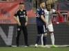 Toronto FC will be missing eight players including five starters when it visits the San Joss Earthquakes on Saturday. Toronto FC coach Bob Bradley yells to the team, next to Jahkeele Marshall-Rutty, right, and New England Revolution midfielder Thomas McNamara (26) look on during the first half of an MLS soccer match Saturday, July 30, 2022, in Foxborough, Mass. THE CANADIAN PRESS/AP-Mary Schwalm