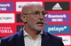 FILE - Luis de la Fuente speaks during his presentation as Spain's new soccer coach in Las Rozas, just outside of Madrid, Spain, on Dec. 12, 2022. Luis de la Fuente, who was promoted from Spain’s under-21 team to replace Luis Enrique in December, will get his first test on Saturday, March 25, 2023 in Malaga when Spain hosts Norway in their first qualifying match for the 2024 European championship. (AP Photo/Paul White, File)