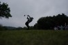 Justin Suh plays his shot from the third tee during the third round of the Dell Technologies Match Play Championship golf tournament in Austin, Texas, Friday, March 24, 2023. (AP Photo/Eric Gay)