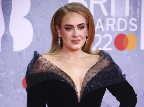 FILE - Adele appears at the Brit Awards 2022 in London on Feb. 8, 2022. Adele has announced that she’s extending her Las Vegas residency with 34 more dates between June and November and also plans to release a concert film. Saturday night’s show was the last performance in the British singer's original “Weekends With Adele” series that covered 34 dates since last November on the Las Vegas Strip. (Photo by Joel C Ryan/Invision/AP, File)