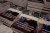 Copies of the Federal budget are seen on a table Tuesday, March 28, 2023 in Ottawa. THE CANADIAN PRESS/Adrian Wyld