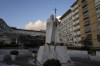 A statue of late Pope St. John Paul II is backdropped by the Agostino Gemelli hospital in Rome, Wednesday, March 29, 2023, after The Vatican said Pope Francis has been taken there in the afternoon for some scheduled tests. The Vatican provided no details, including how long the 86-year-old pope would remain at Gemelli University Hospital, where he underwent surgery in 2021. But his audiences through Friday were canceled, raising questions about Francis' participation during the Vatican's Holy Week activities starting Sunday.(AP Photo/Andrew Medichini)