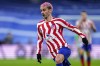 FILE - Atletico Madrid's Antoine Griezmann during a Spanish La Liga soccer match between Real Madrid and Atletico Madrid at the Santiago Bernabeu stadium in Madrid, Spain, Saturday, Feb. 25, 2023. Antoine Griezmann has carried his excellent play for France at the World Cup back to the Spanish league. His league-leading eight assists and team-high nine goals have helped Atletico become the hottest side in Spain. Diego Simeone's side is unbeaten in 10 rounds and could try to rival Real Madrid in second place behind runaway leader Barcelona. (AP Photo/Manu Fernandez, File)