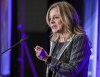 Alberta NDP Opposition Leader Rachel Notley addresses the Calgary Chamber of Commerce on Thursday, Dec. 15, 2022. She says Danielle Smith’s phone call to an accused pastor to discuss his criminal trial raises questions about whether the premier has compromised the case. THE CANADIAN PRESS/Jeff McIntosh