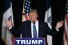 FILE - Republican presidential candidate Donald Trump speaks during a campaign stop in Council Bluffs, Iowa, Dec. 29, 2015. When Trump steps before a judge next week to be arraigned in a New York courtroom, it will not only mark the first time a former U.S. president has faced criminal charges. It will also represent a reckoning for a man long nicknamed 