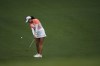 Rose Zhang hits on the seventh hole during the final round of the Augusta National Women's Amateur golf tournament, Saturday, April 1, 2023, in Augusta, Ga. (AP Photo/Matt Slocum)