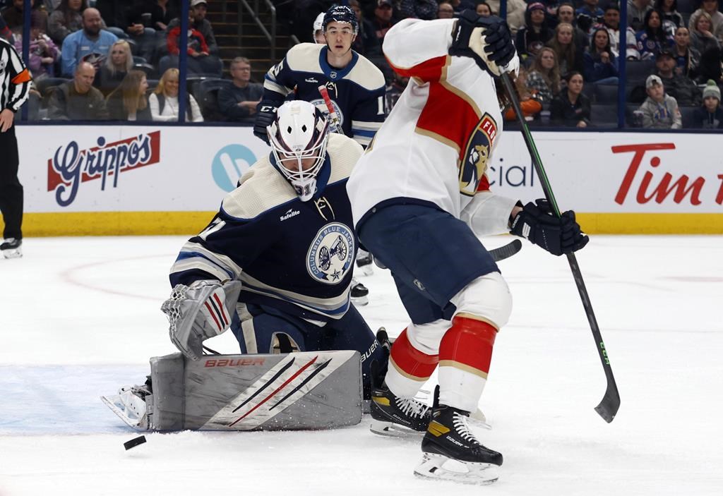 Verhaeghe scores 4 goals Panthers beat Blue Jackets 70